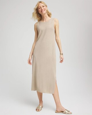 Travelers™ Collection Metallic Tank Dress | Chico's